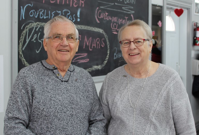Maurice Lecesque et Danielle Thériault couple très impliqué dans notre secteur